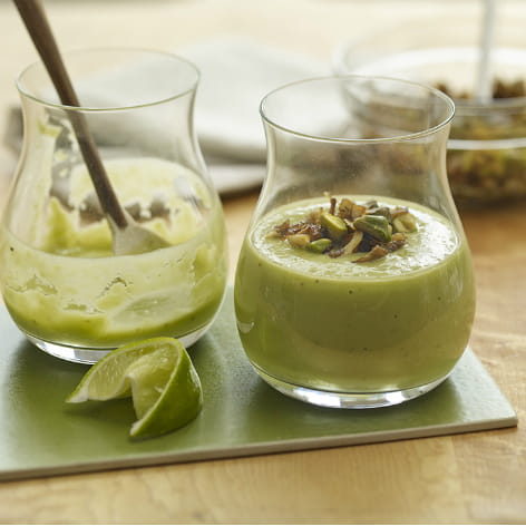 Smoky Avocado and Mushroom Drinkable Soup