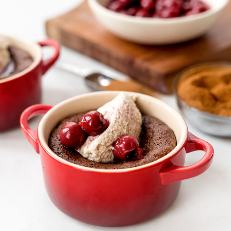 Spiced Dark Chocolate Lava Cake