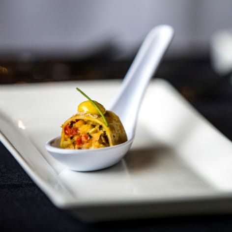 Thai Seafood Crepe Amuse Bouche