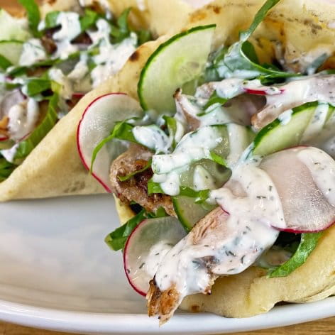 Indian Spiced Grilled Chicken Wrap