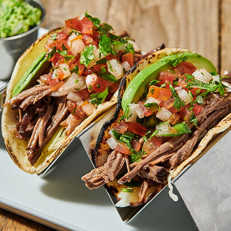 Cholula Chipotle Brisket Tacos