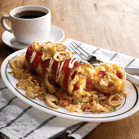 Chipotle BBQ Breakfast Chimichanga