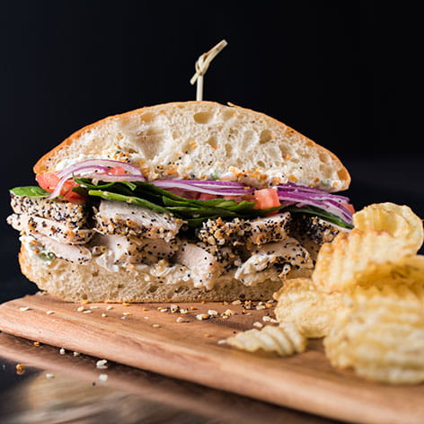 Everything Crusted Chicken Sandwich