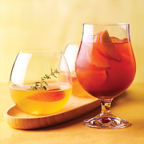 Ancho-Hibiscus Sparkling Sangria