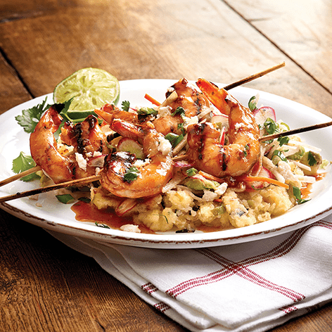 Grilled Tequila Chipotle BBQ Shrimp