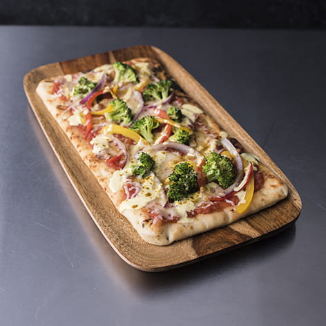 Indian Grilled Veggie Flatbread