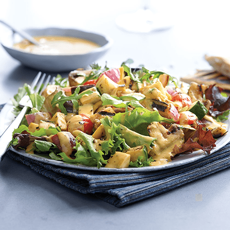 Mustard Hummus Vinaigrette