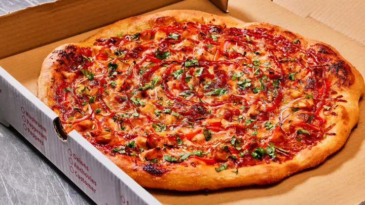 hawaiian bbq chx pizza