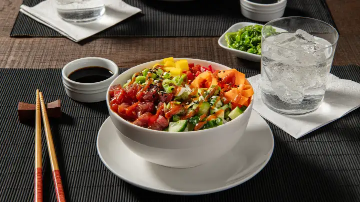 hawaiian bbq poke
