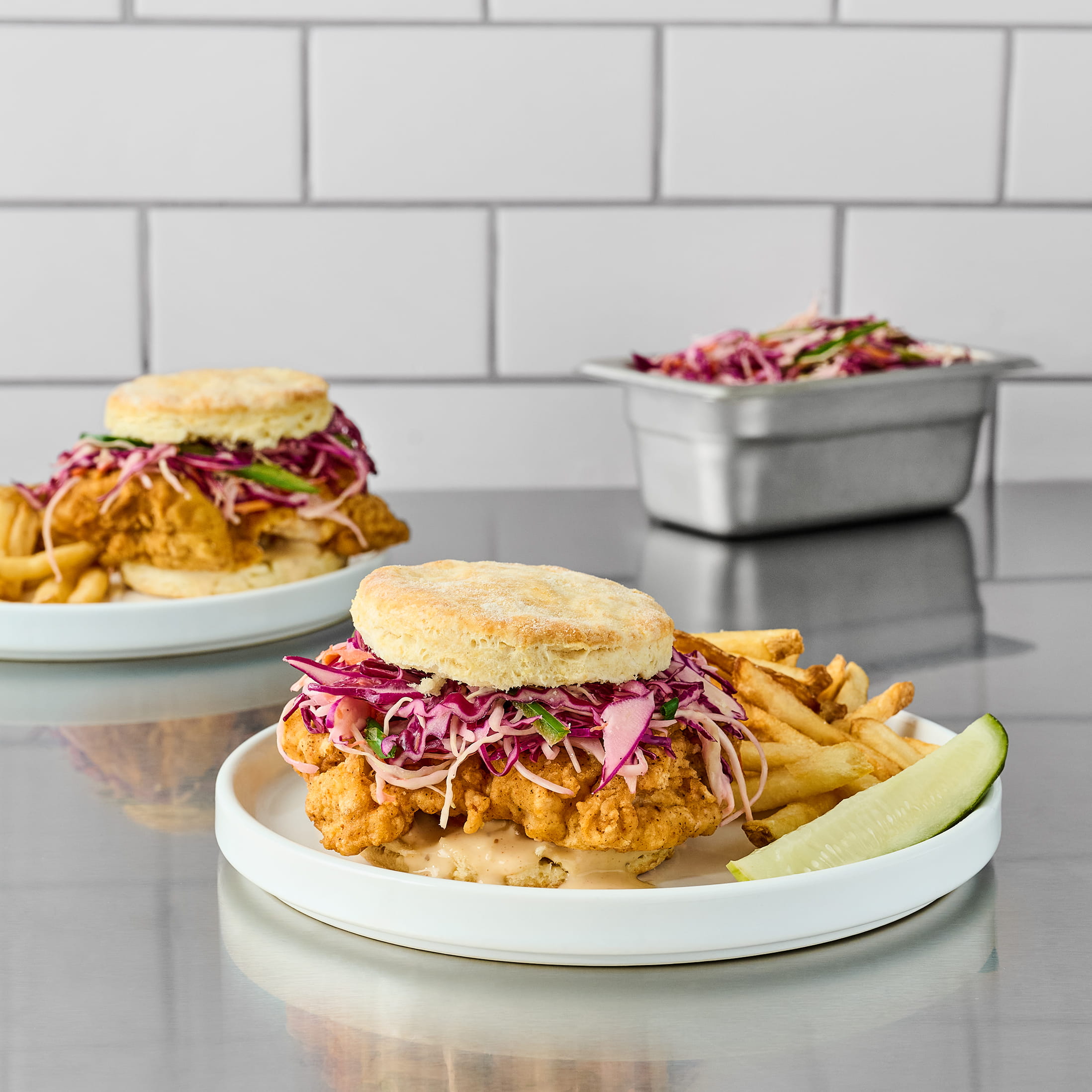 Alabama White Chicken Biscuit