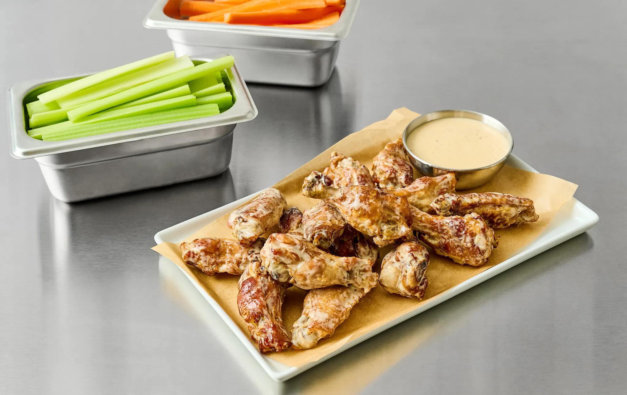 Alabama White Smoked Wings 