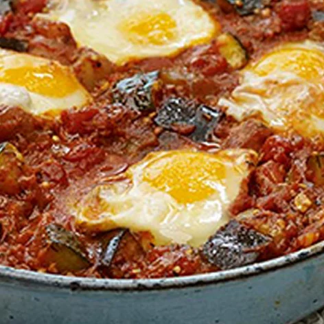 Mediterranean-Vegetable-Shakshuka