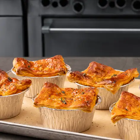 Garlic Buffalo Pot Pie