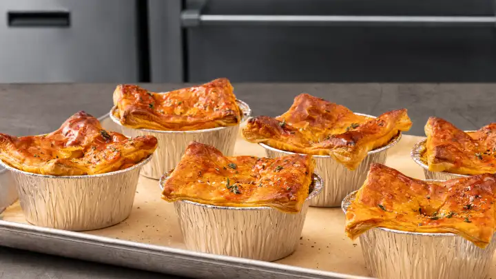 Garlic Buffalo Pot Pie