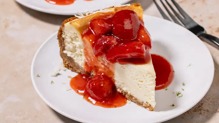 Mango Habanero Strawberry Cheesecake