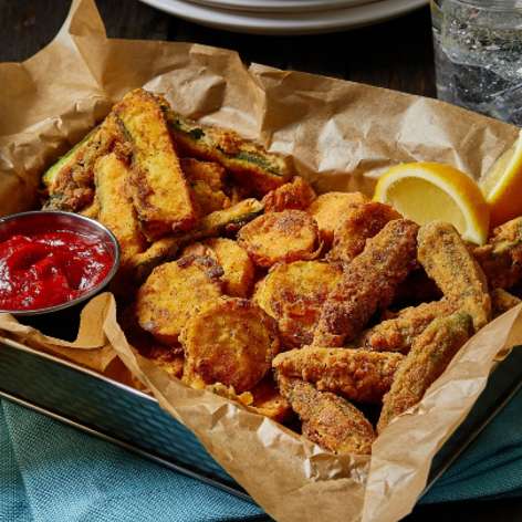 zesty lemon and pepper fried veg